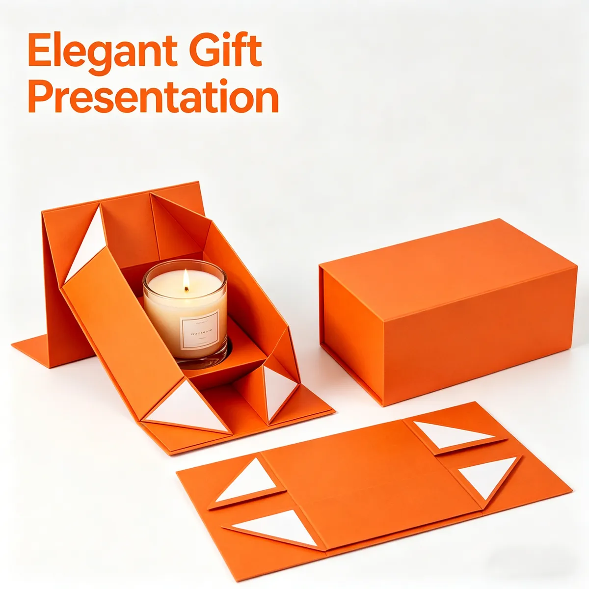 Magnetic Closure Folding Gift Box - Custom Folding Gift Box | MUGE Packaging