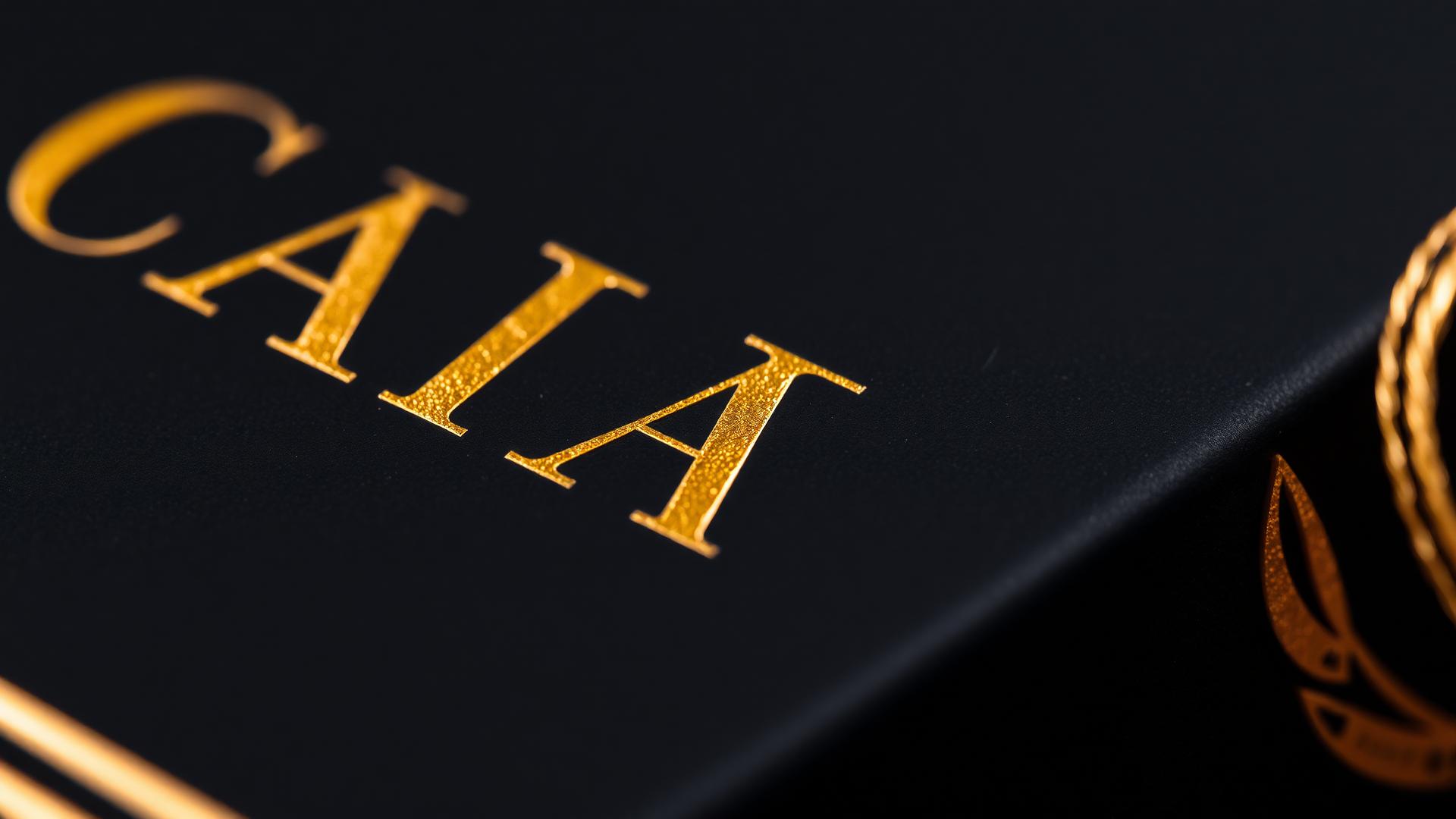 Premium packaging craftsmanship macro detail