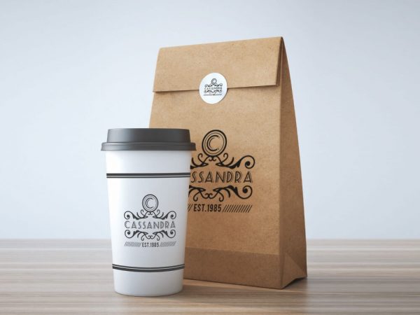 2019 Recycled Takeaway Food Packaging Brown Paper Bag1