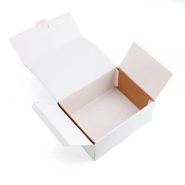 Corrugated Brown Paper Boxes Custom Luxury White Box3