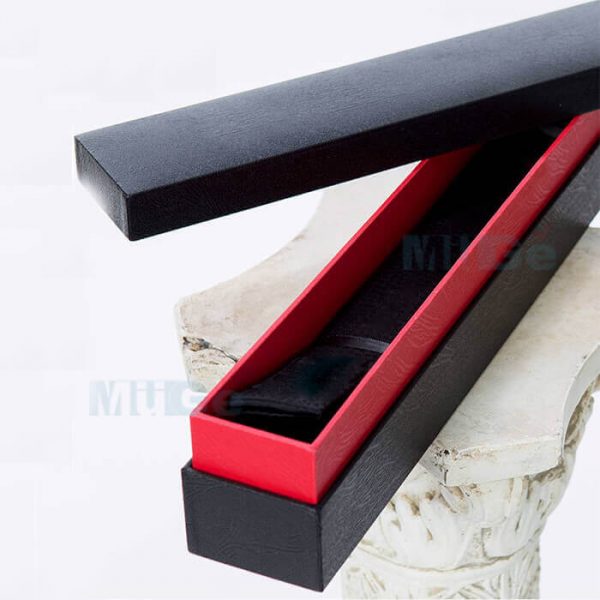 Custom Cardboard Paper Packaging Long Bar Style Belt Box2