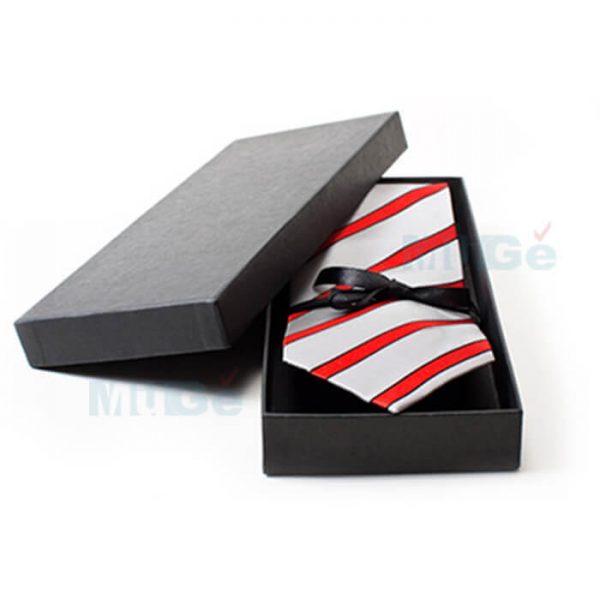 Custom Classic Coated Paper Packaging Bowtie Male Apparel Box4