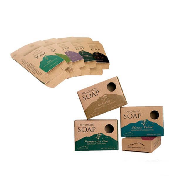 Custom Design Recycle Brown Kraft Paper Soap Packaging Box4