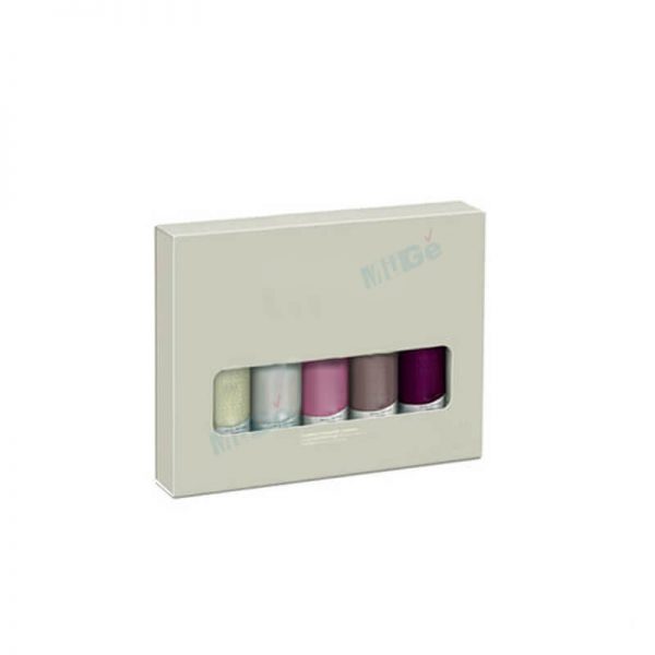 Custom Logo Nail Polish Paper Packaging Box With Window2