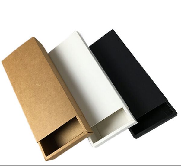 Custom Luxury Black Rigid Paper Tie Set Apparel Packaging Box1