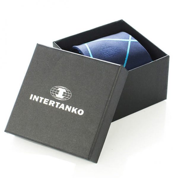 Custom Luxury Cardboard Paper Packaging Square Tie Box1