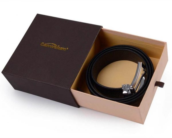 Design Color Printed Paper Gift Box With Belt Packing2