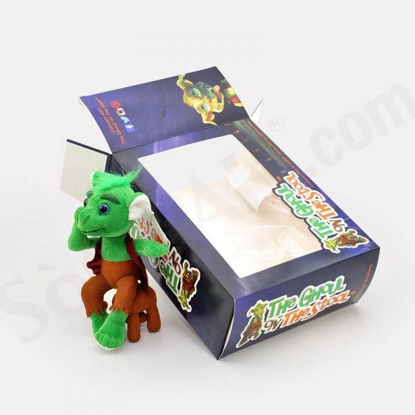 Fancy Printed Paper Toy Box Dinosaur Packaging With Pvc Window3