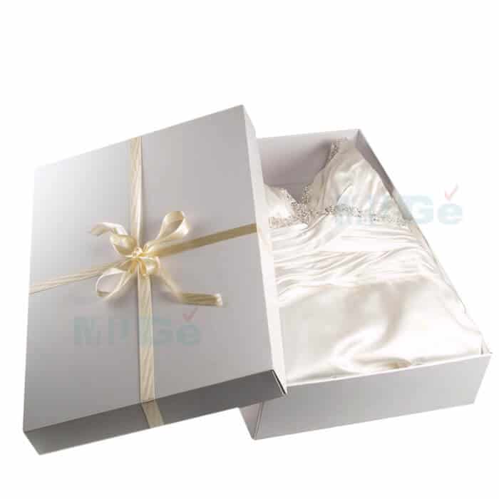 Luxury Wedding Dress Packaging Box and Paper Bag