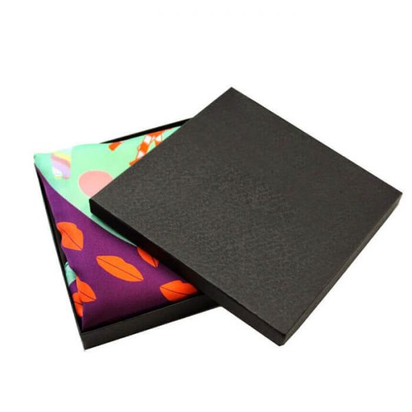 High Quality Luxury Paper Packaging Scarf Gift Box With Lid And Bottom1