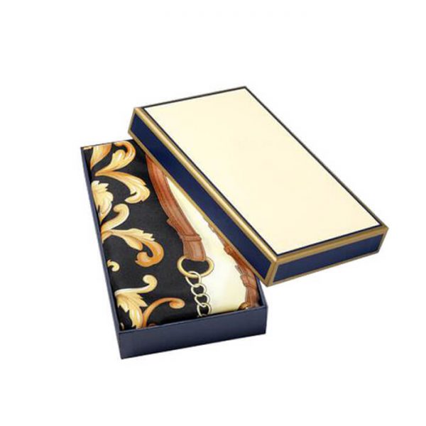 High Quality Luxury Paper Packaging Scarf Gift Box With Lid And Bottom2