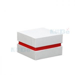 Luxury Jewelry Custom Cardboard White Packaging Top Base Box2