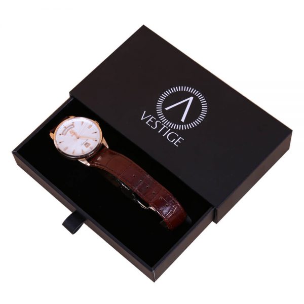 Luxury Watch Paper Packaging Stamping Logo Watch Box2
