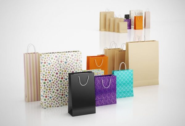 Top Quality Recycled Shopping Kraft Paper Bag With Handle1