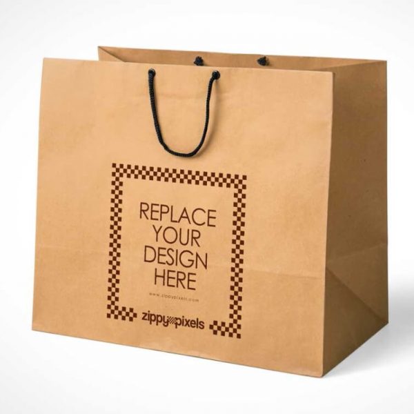 Top Quality Recycled Shopping Kraft Paper Bag With Handle4