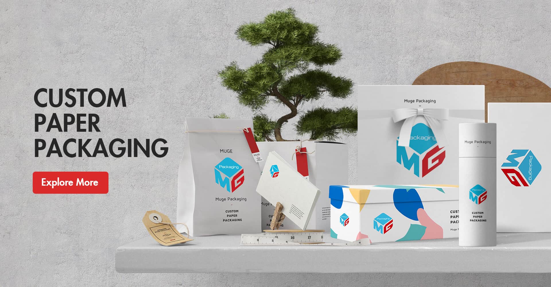 Muge Packaging Banner